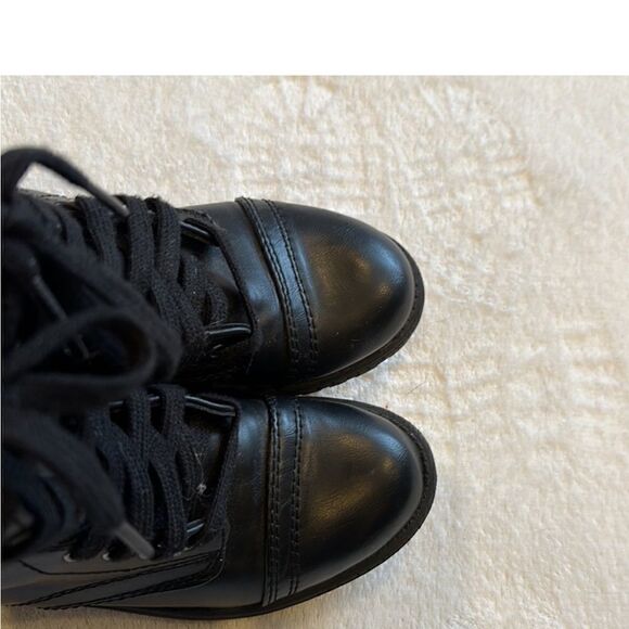 Arizona- AZ Jones Pewter Combat Boots - Picture 2 of 12